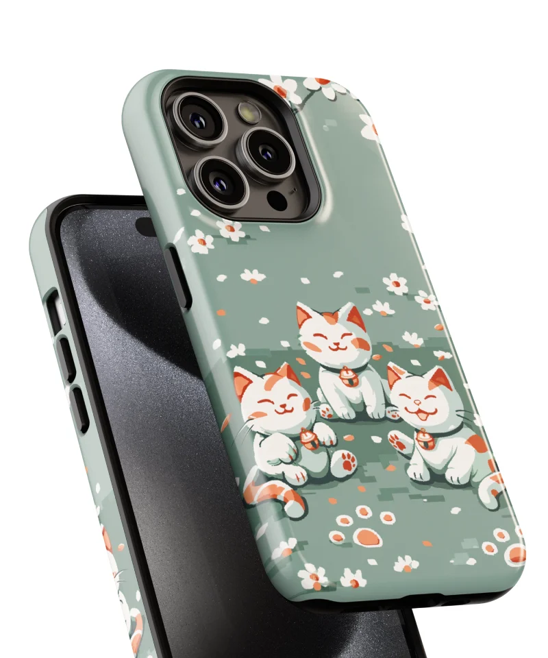 Pixel Cat Phone Case