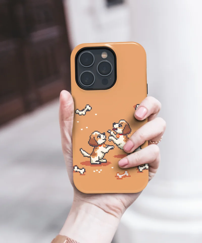 Pixel Dog Phone Case